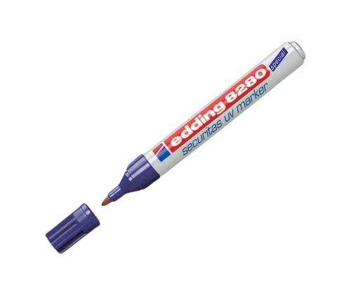 Pysyvä UV-merkkiaine kartiomaisella kärjellä EDDING 8280 1,5-3mm valkoinen