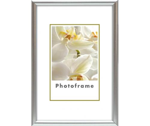 Kuvakehys 21x30cm DECOLINE hieno kehys hopea