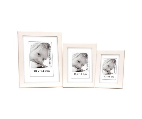 Kuvakehys 21x30cm Trendline Valkoinen valkoinen puu