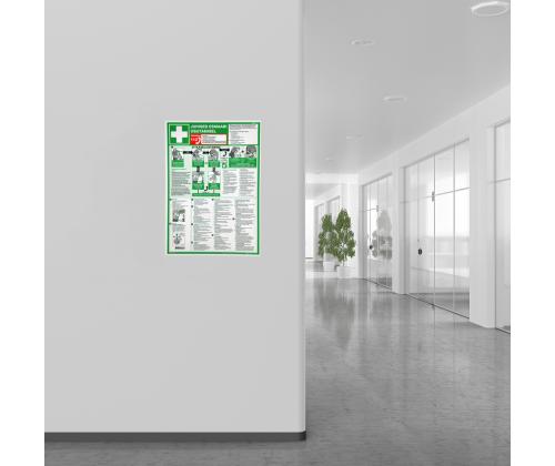 Posteri "Ensiapu" A3 laminoitu (viroksi)