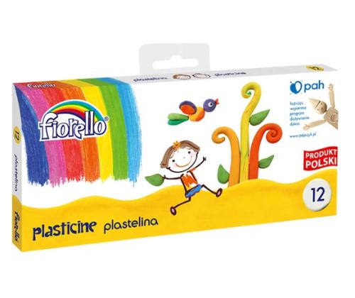 Muovailuvaha FIORELLO 12 kirkasta väriä x 16g