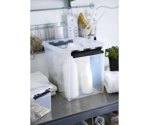 Muovilaatikko kannella SMARTSTORE Classic 34x25x27cm 14L