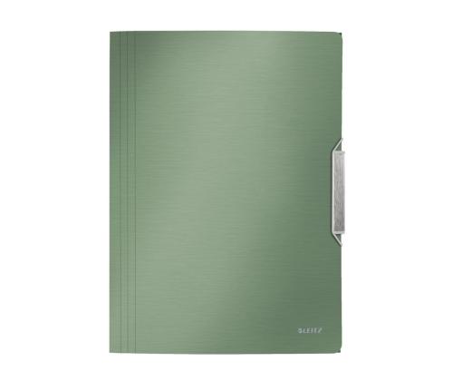 Plastmapp A4 kummiga LEITZ Style roheline