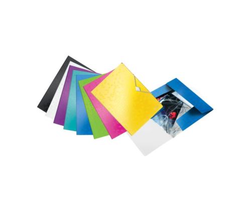 Muovinen kansi A4 kumilla LEITZ WOW vihreä