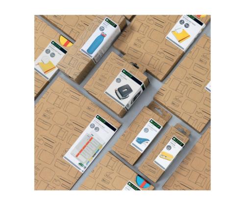 Muovinen kansi A4 kumilla lisätaskulla LEITZ Kodikas sininen