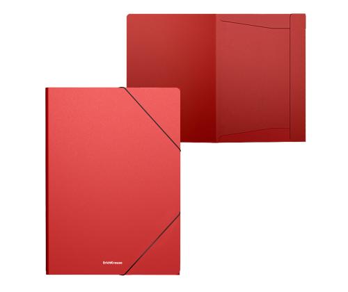 Muovinen kansio kumilla ERICH KRAUSE A4 punainen