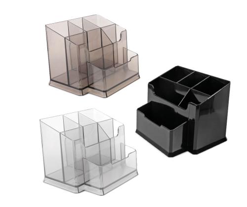 Lyijykynäkuppi 6-osainen neliömäinen savuväri FOROFIS