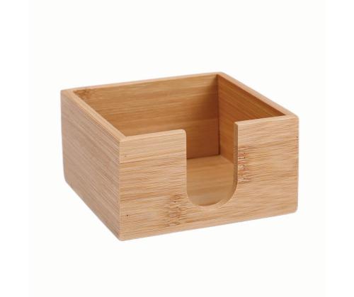 Memo holder Bamboo FOROFIS 10.8x10.8x5.8cm