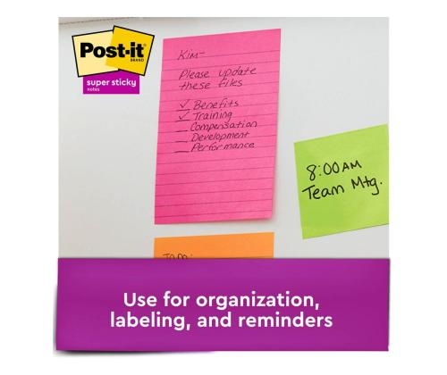 Viestilappu 76x76 Post-it 654EN 6kpl/pkt