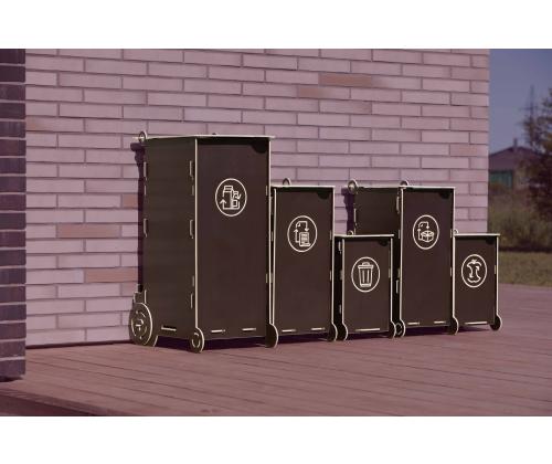 Jäteastia 50L lajitteluasema SORTAIDER Moduulit B50