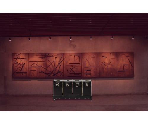 Jäteastia 90L x 5 lajitteluasema SORTER 90B4