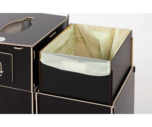 Jäteastia 90L x 5 lajitteluasema SORTER 90B5