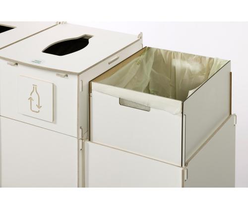 Jäteastia 90L x 5 lajitteluasema SORTER 90W5