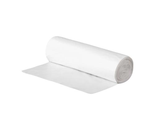 Roskapussi 25L (500x600mm) HDPE 10mic 35kpl/rulla valkoinen MCLEAN
