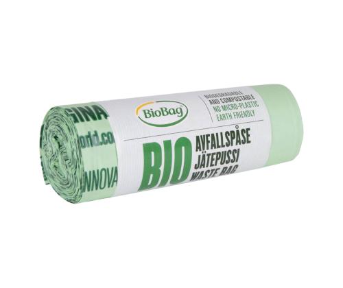 Roskapussi biohajoava kompostoitava BIOBAG 20L 15 kpl