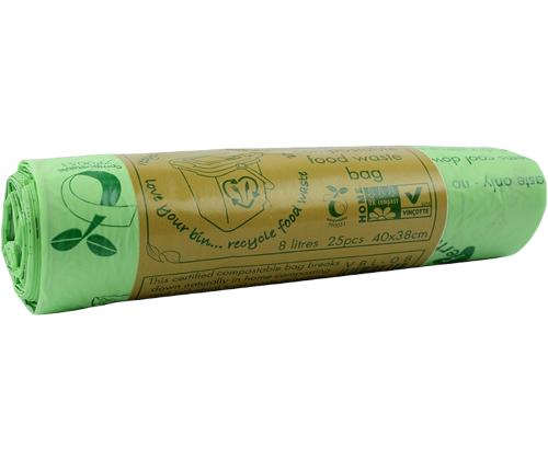 Roskakori vuori 10L biohajoava 25kpl/rulla VEGWARE