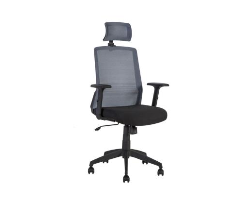 Työtuoli/työtuoli Bravo harmaa/musta (120kg)