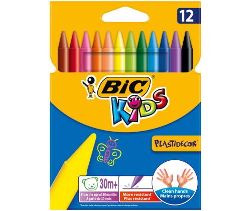 BIC Plastidecor -värikynät 12 väriä