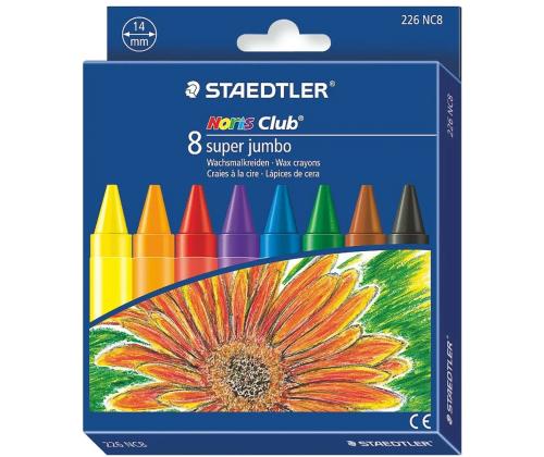 Värikynä STAEDTLER Noris Super Jumbo 8 väriä