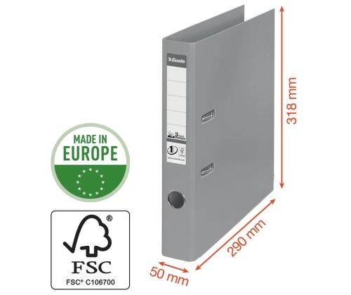 Registraator ESSELTE No.1 Power A4 50mm roheline