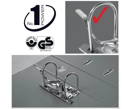 Registraator ESSELTE No.1 Power Solea A4 70mm helelilla