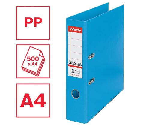 Registraator ESSELTE No.1 Power A4 70mm helesinine