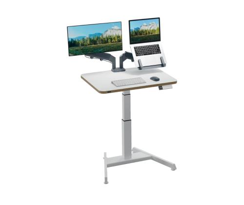 Työpöytä sähköinen LEITZ Ergo Small 800x600mm valkoinen