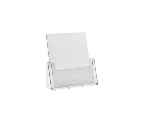 Mainosteline pöydälle A4 tukijalalla 1-taskuinen akryyli