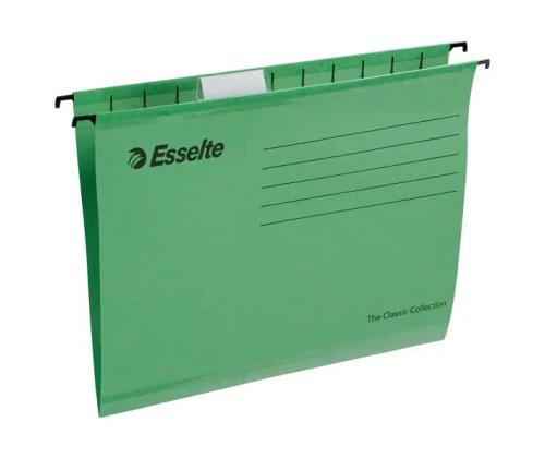 Saranoidut kannet ESSELTE A4 pahvi vihreä 25 kpl