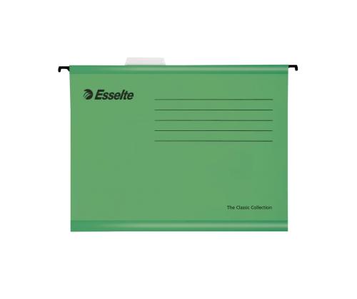 Saranoidut kannet ESSELTE A4 pahvi vihreä 25 kpl