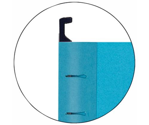 Ripustuspäälliset ESSELTE A4 pahvi sininen 25 kpl