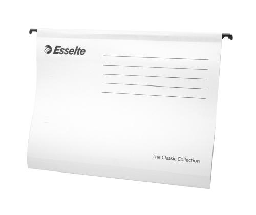 Saranoidut kannet ESSELTE A4 pahvi valkoinen 25 kpl