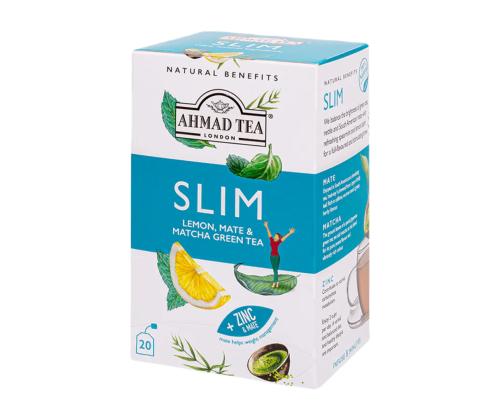 Vihreä tee AHMAD Slim lemon mate ja matcha 20 kpl kirjekuoressa