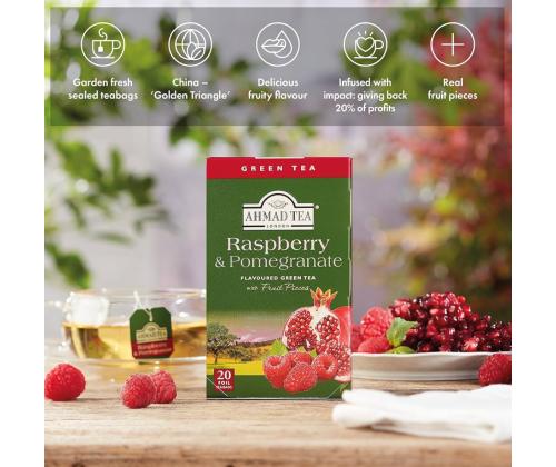 Tee Ahmad vadelma-granaattiomena