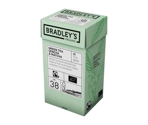 Vihreä tee BRADLEYS nro 38 Sencha & Matcha 25 kpl