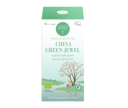 Vihreä tee JUST T China Green Jewel Bio 20 kpl