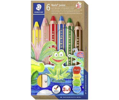 Värikynät STAEDTLER Noris Junior 3in1  6 väriä