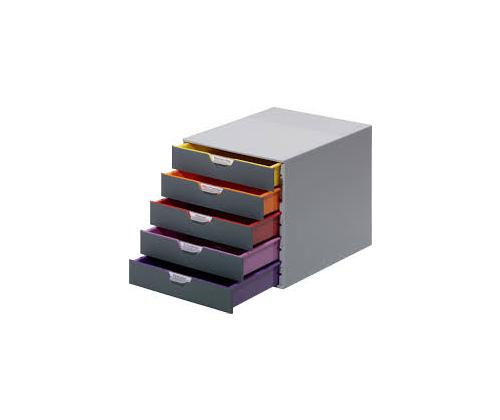 Laatikosto DURABLE 280x292x356mm 5-laatikkoa harmaa