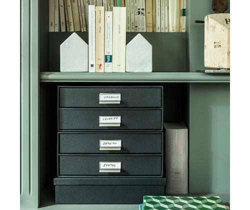 Laatikosto pöydälle BIGSO BOX Birger harmaa