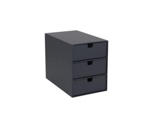 Laatikosto pöydälle BIGSO BOX Ingrid harmaa