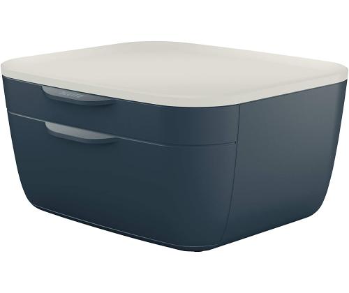 Laatikosto pöydälle LEITZ Cozy 2-laatikkoinen harmaa