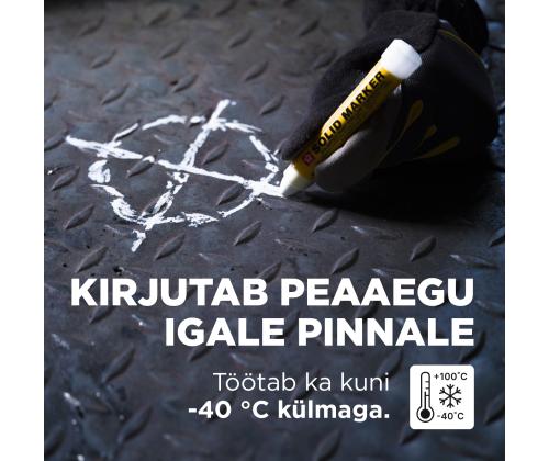 Teollinen tussi SAKURA Solid Marker keltainen