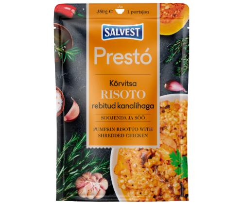 SALVEST Presto kurpitsa risotto broilerin silpulla 350g