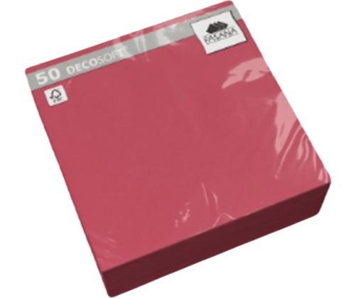 Servetit 40x40 50kpl/pkt. Fasana DecoSoft punainen