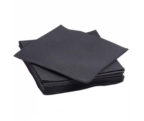 Salvrätikud 24x24cm 2-kihiline HARMONY Professional 250tk, must