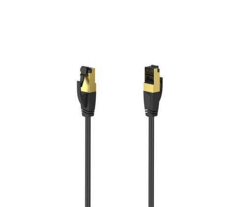 Hama verkkokaapeli, Cat 8, S/FTP suojattu, 1,5 m, musta - Ethernet-kaapeli