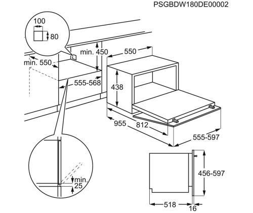 ELECTROLUX Compact, 6 astiasetti - Integroitu astianpesukone