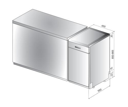 Astianpesukone WHIRLPOOL (10 astiasetti)