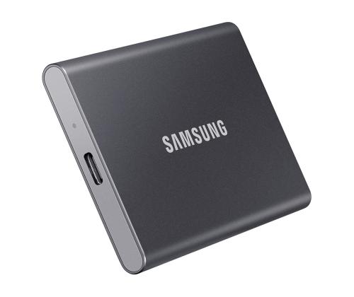 SSD T7 ulkoinen kiintolevy, 2 TB, USB 3.2, harmaa