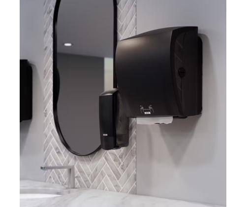 Saippua-annostelija manuaalinen 1000ml musta KATRIN (77397)